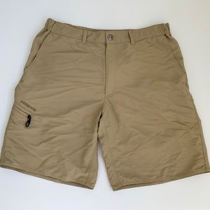 Patagonia Men’s Tan Cargo Hiking Shorts